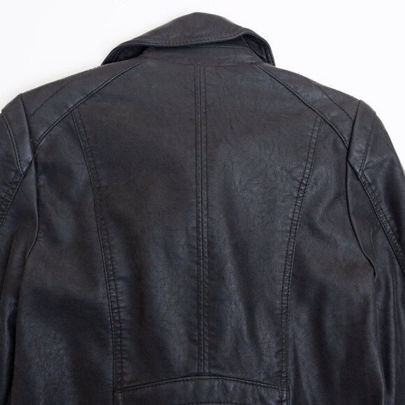 Free People Melrose Vegan Leather Moto Jacket Size XS - Picture 11 of 15